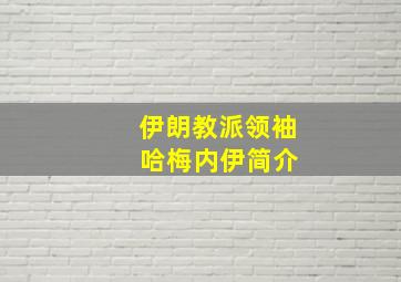 伊朗教派领袖 哈梅内伊简介